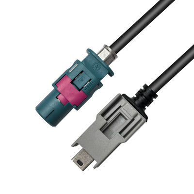 HSD (Kode Z) ke Kabel USB Mini B untuk Konektivitas Ethernet Otomotif